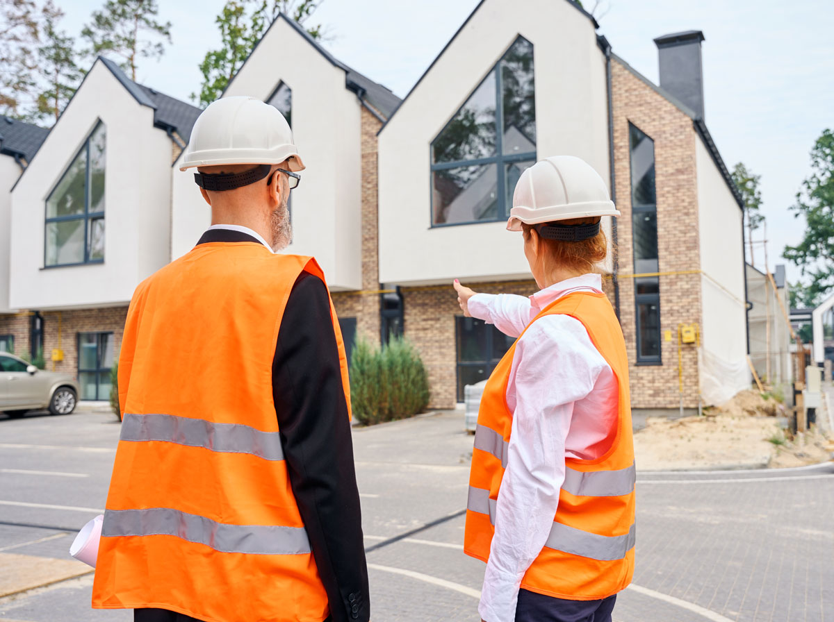 Construction manager and foreman